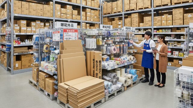 ハンズマンのダンボール売り場はどこ?どんな種類があるの?