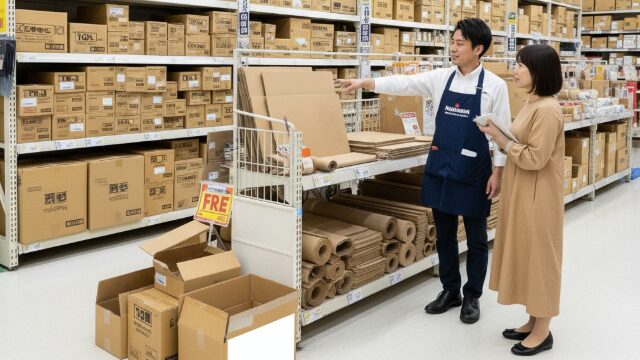 ハンズマンのダンボール情報を解説！無料でもらえるって本当？