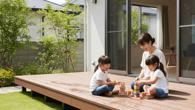 ハンズマンウッドデッキ 人気の人工木材を選ぶメリット