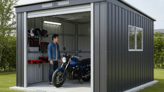 ハンズマン物置 ガレージとしても使える大型タイプ