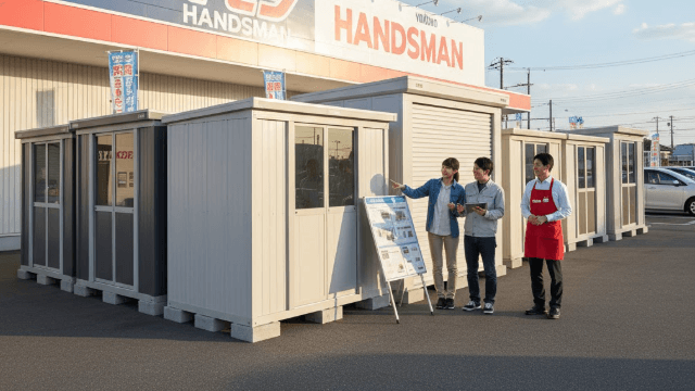 ハンズマンの物置選び完全ガイド！価格や組み立て・設置まで完全解説