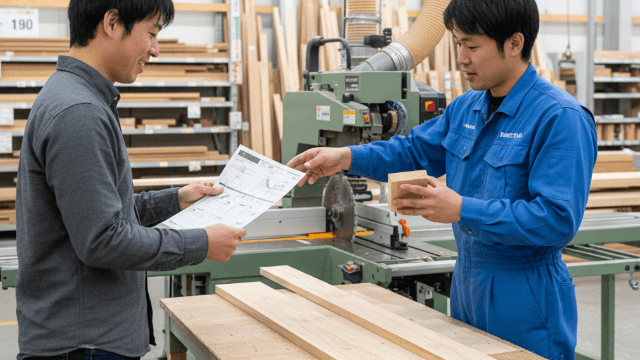 ハンズマンウッドデッキ 便利な木材カットサービスを上手に活用