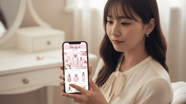 ハンズ ハーリップトゥの香水も探せる?