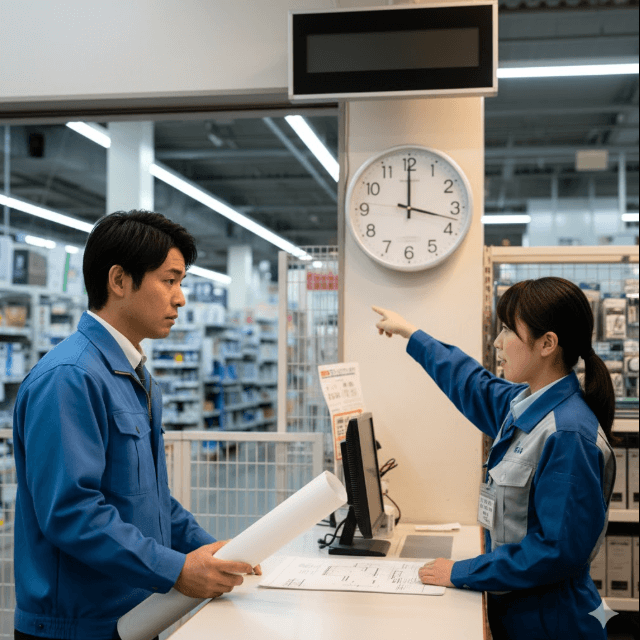 ハンズマン木材 カットの受付時間は何時まで?