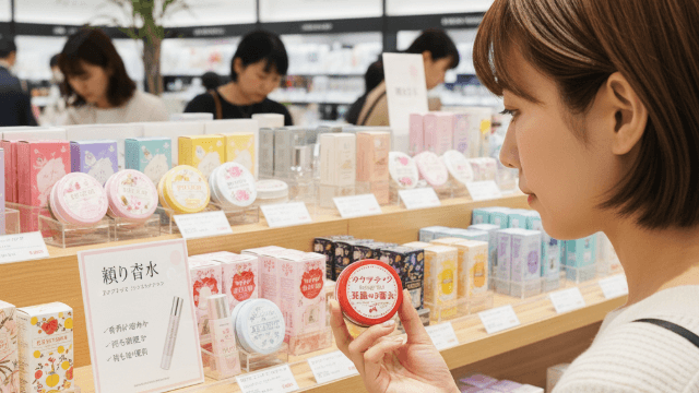 ハンズ 手軽に使える練り香水の品揃え