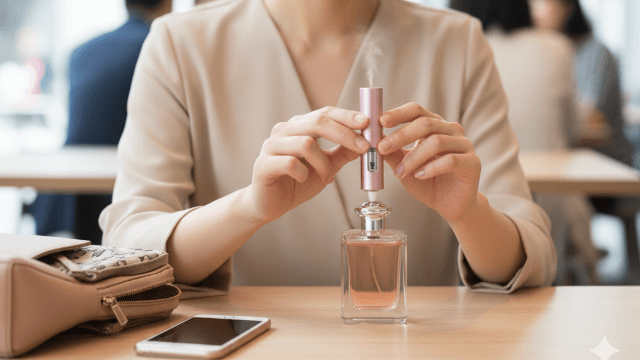 ハンズ香水 持ち運びに便利なアトマイザー