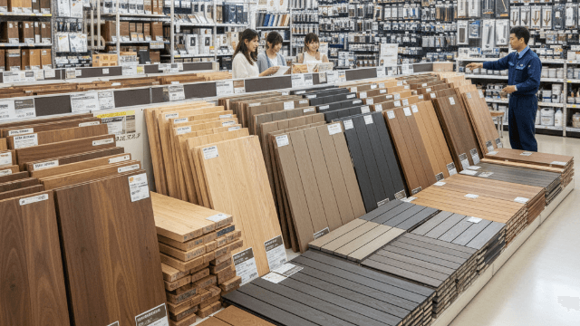 ハンズマンで売ってるウッドデッキの種類と特徴