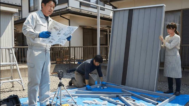 ハンズマン物置 DIYでの組み立ては可能か