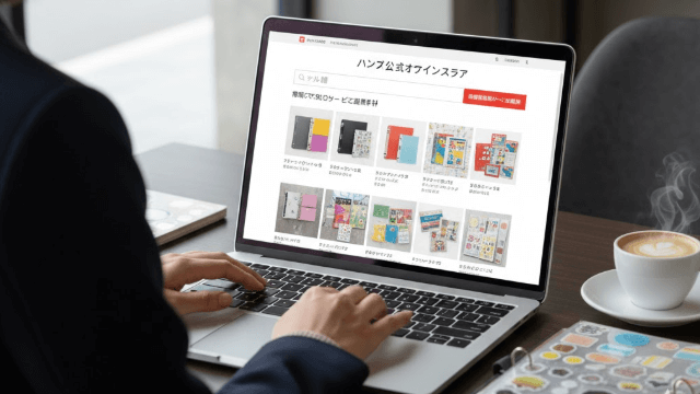 ハンズシール帳 公式オンラインストアでも購入可能