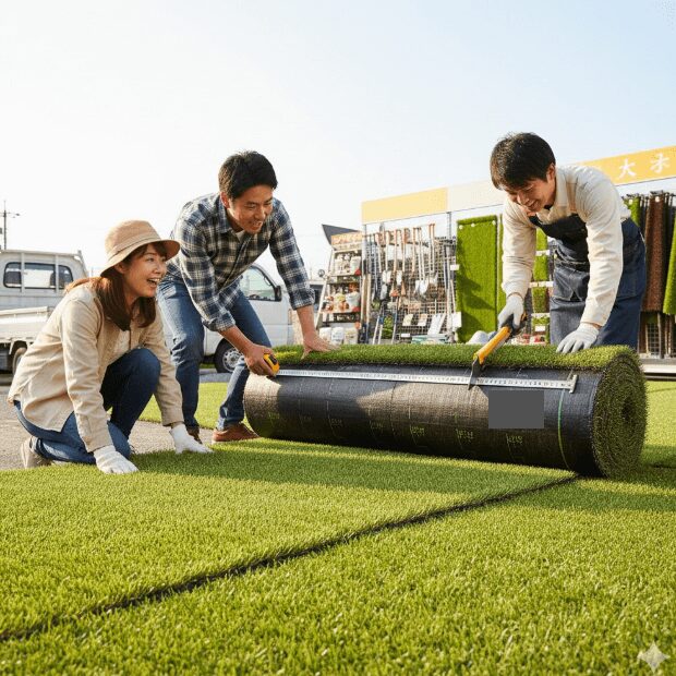 ハンズマンの人工芝が凄い！切り売りや2m幅の値段と評判を解説