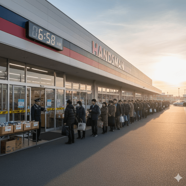 ハンズマンガラクタ市 開店時間は何時から?