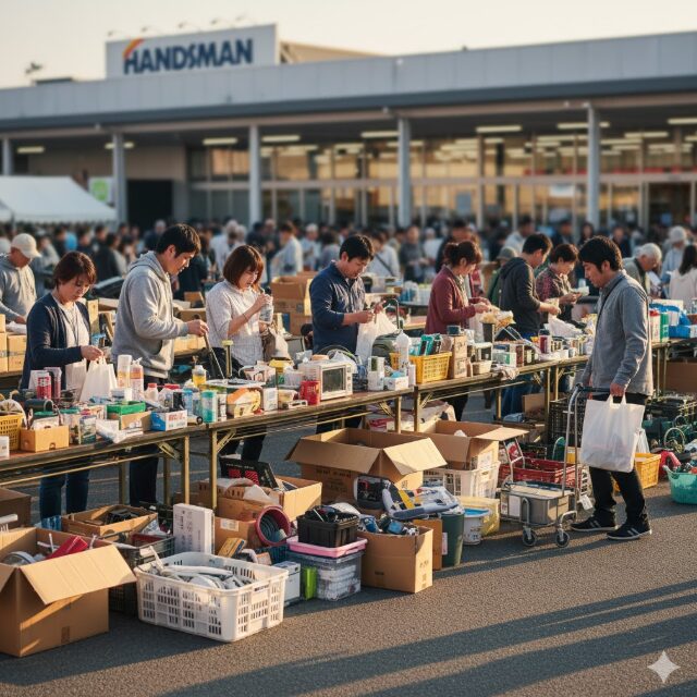 ハンズマン ガラクタ市は掘り出し物の大バーゲン!