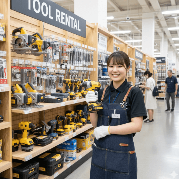 ハンズマンの工具レンタルを詳しく解説！カインズなど競合店との比較も