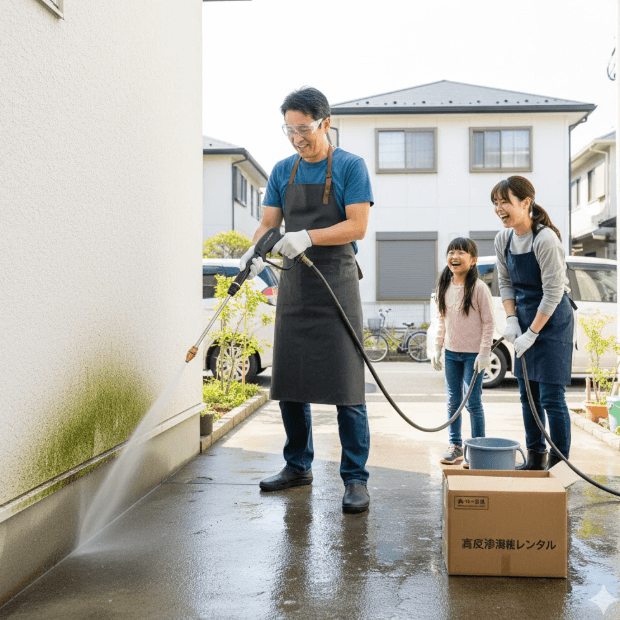 ハンズマン工具レンタル 高圧洗浄機は大掃除に最適