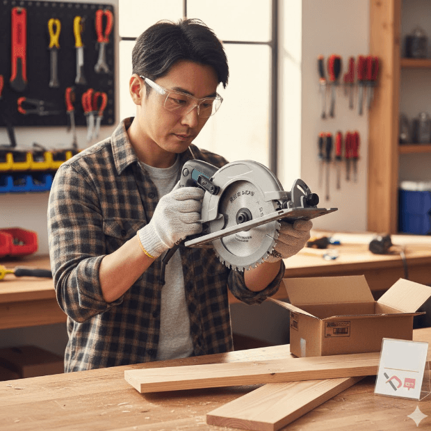 ハンズマン工具レンタル 丸ノコの刃も料金に含まれる