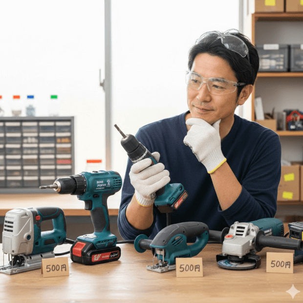 ハンズマン工具レンタル 500円から借りられる電動工具