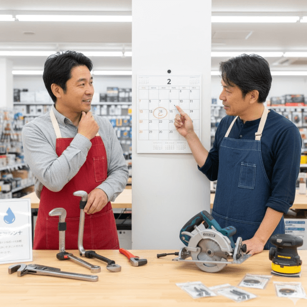 ハンズマン工具レンタル コーナンのレンタル期間や特典と比較